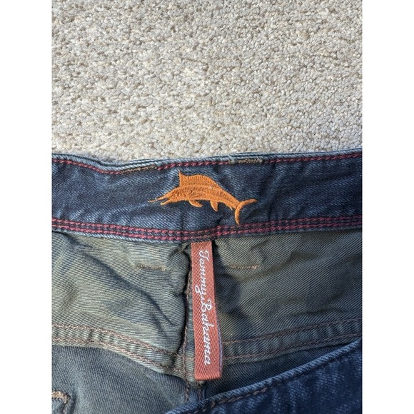 Tommy Bahama Men's 38x32 Blue Jeans Authentic Dark Wash Denim Relax Straight Leg - Picture 3 of 9